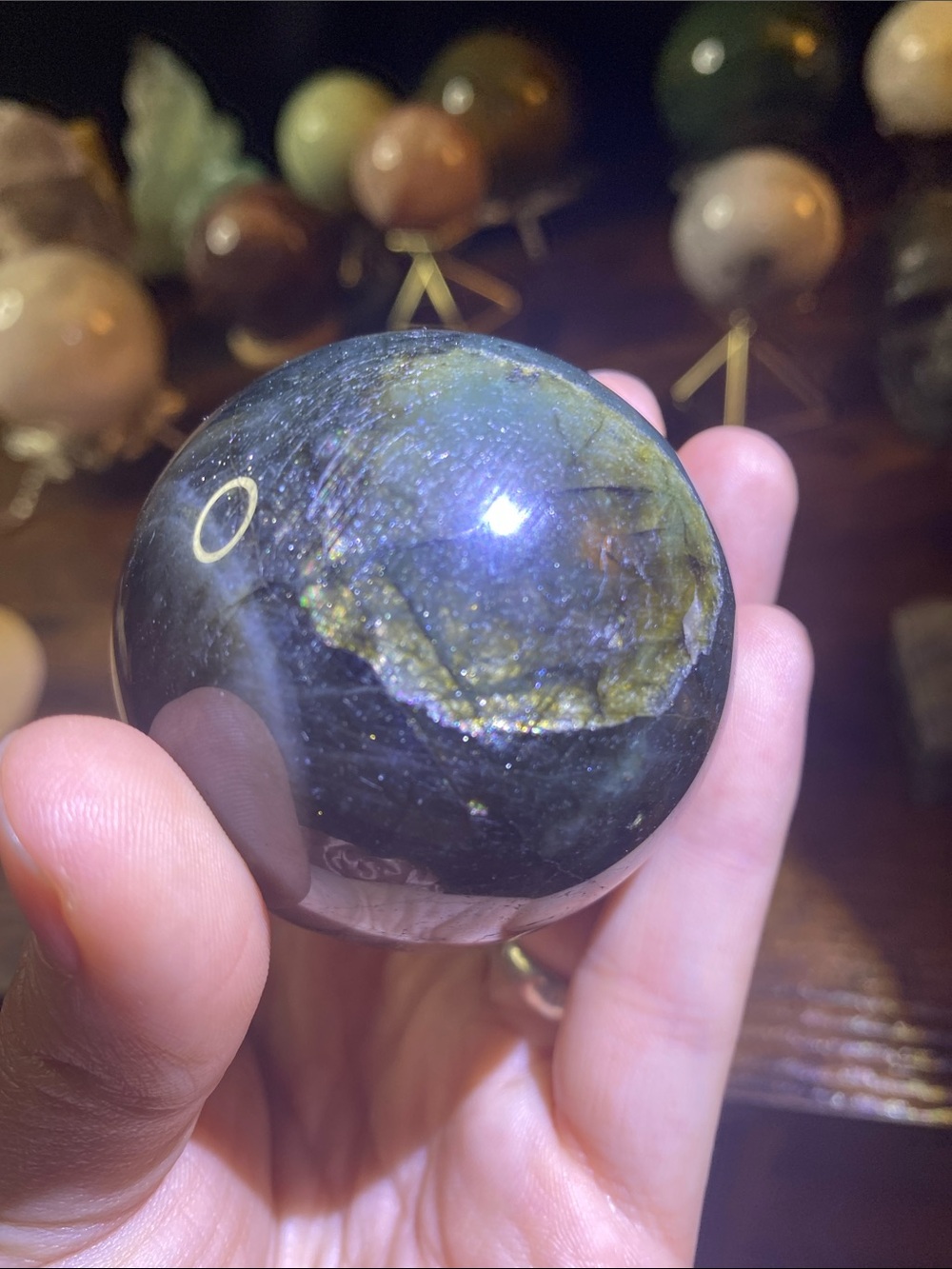 Labradorite Sphere - Picture 9 of 15